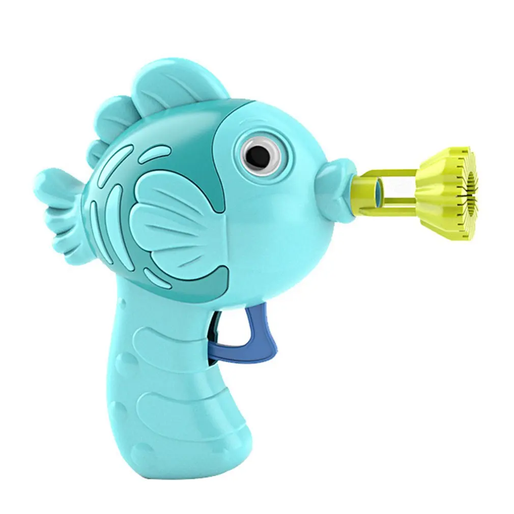 

Manual Soap And Water Bubble Machine Cute Fish Children's Toy Birthday Gift Summer Gift For Boys And Girls