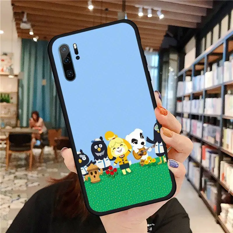 

Around Animal Crossing Phone Case For Huawei honor Mate P 9 10 20 30 40 Pro 10i 7 8 a x Lite nova 5t Soft silicone funda