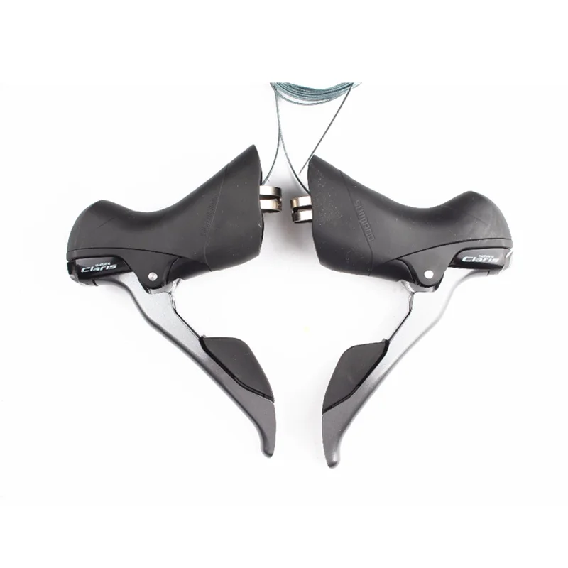 Цена SHIMANO CLARIS ST R2000 рычаг переключения передач 2x8s 3x 8 скоростей 24 скорости ST R2000 2400 переключатель передач для дорожного велосипеда Shimano