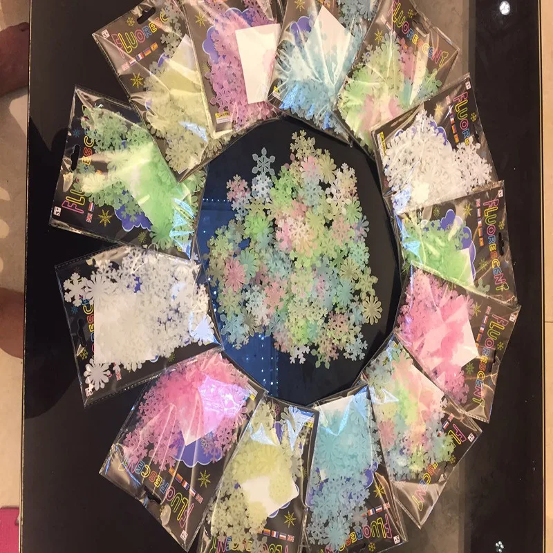 50 шт./лот наклейки на стену для детской спальни аксессуары светится в темноте