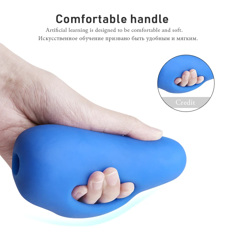 Мужской мастурбатор искусственная вагина синий минет товары для взрослых мягкая