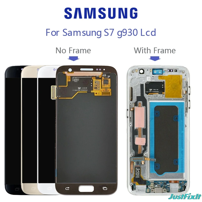 Замена для SAMSUNG GALAXY S7 G930F G930 G930fd ЖК дисплей с сенсорным экраном|Экраны мобильных