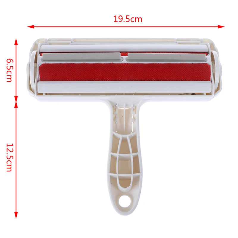 

1PCS 2-Way Roller Dog Cat Fur Removing Self-cleaning Pet hair remover Handheld Tool