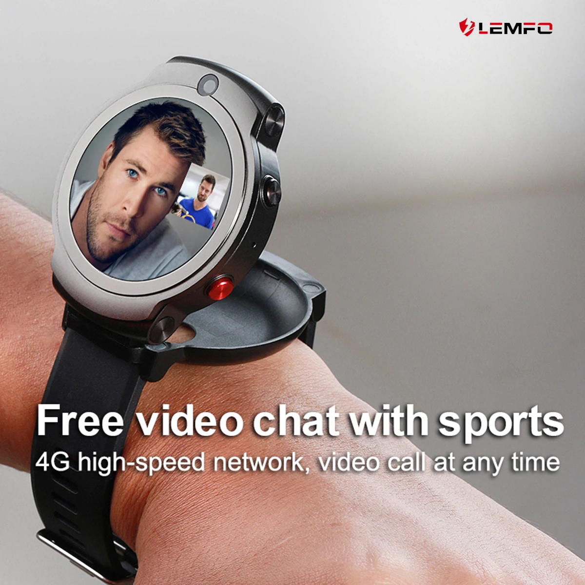 

Smart Watch With SIM Card Slot 8MP+2MP Camera Smartwatch Video Calling GPS Fitness Tracker Wristwatch IP67 Waterproof Watches