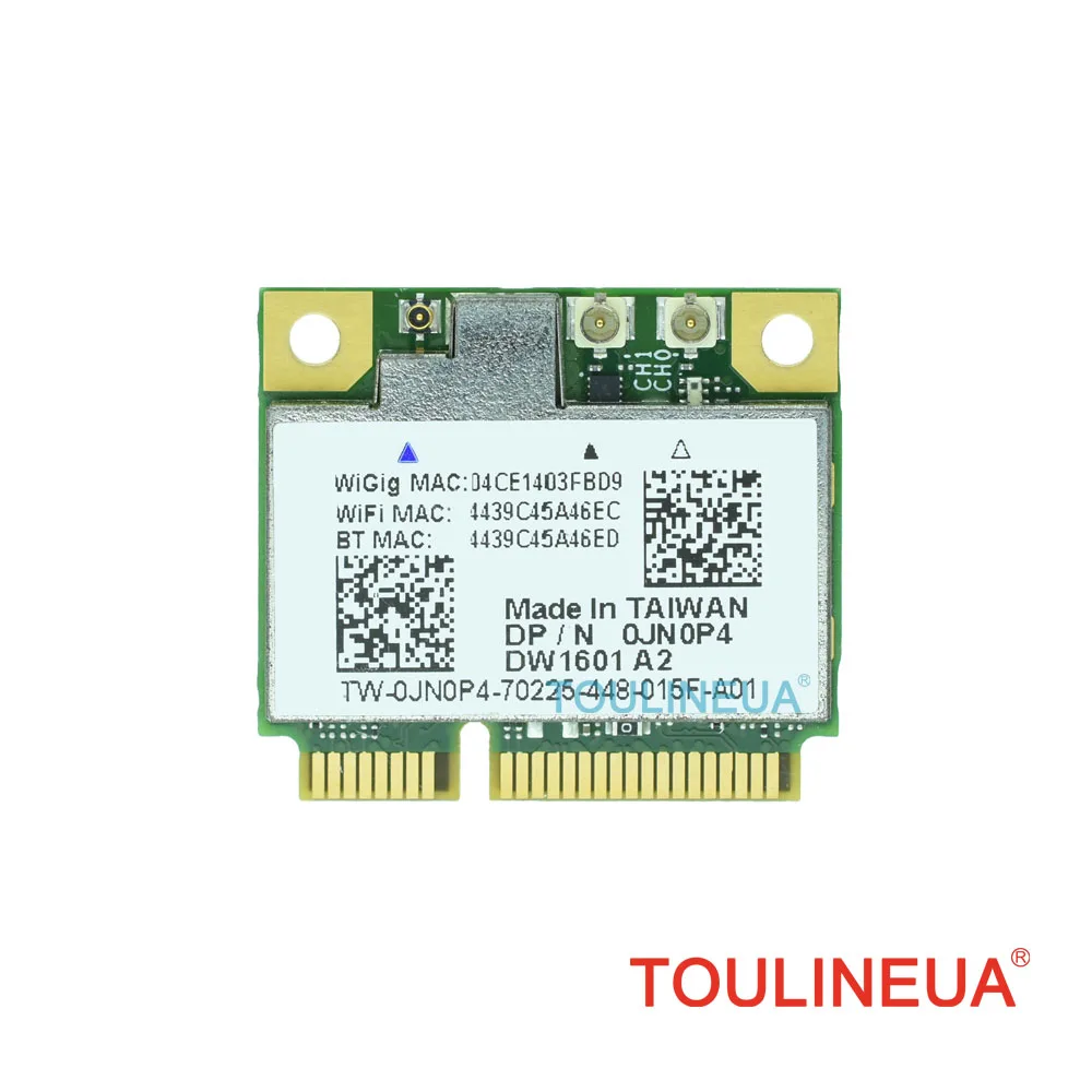 Беспроводная Wi-Fi карта QCA9005 DW1601 WiGig 802.11ad AR9462 BT4.0 2 4 & 5G 6430u E5440 E5540 E6430 E7240 E7440 |