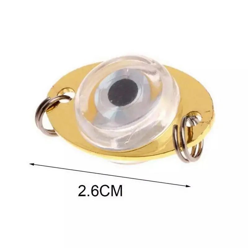 

1Pcs LED Deep Drop Underwater Eye Shape Lure Light Flashing Fishing Squid Fish Lamp Fishing Biat Lure Metal Lure Fishing Tackle