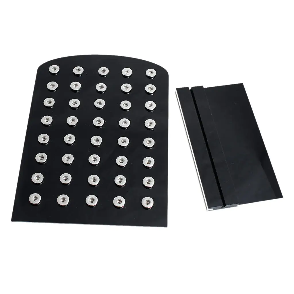 

High Quality Acrylic Snap Button Stands Display Detachable 18mm Snap Buttons