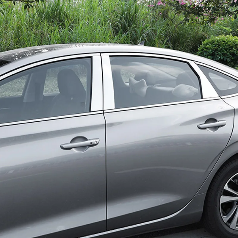 

for changan EADO plus 2020-2021 Window trim Center pillar trim stainless steel protect Decorative cover