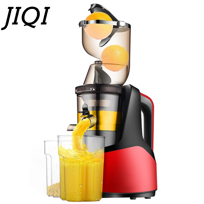 JIQI 220V 150W Electric Multifunction Juicer Fruit Ice cream maker household Food processor Juice Extractor Stainless steel body | Бытовая
