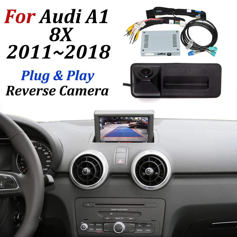 Комплект камеры заднего вида для Audi A1 8K 2011-2018 оригинальный дисплей экран