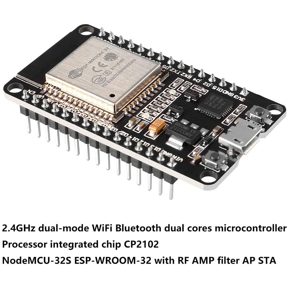 5 шт. ESP32 ESP-32S Wi-Fi макетная плата NodeMCU-32S микроконтроллер процессор
