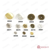 wholesale 6mm15mm multi color optional round alloy separated spacers diy findings accessories jm1411