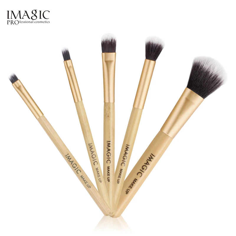 IMAGIC Professional Women Brushes Makeup Tool Kit Soft Brush Set 5pcs Foundation Powder Make Up Tools | Красота и здоровье