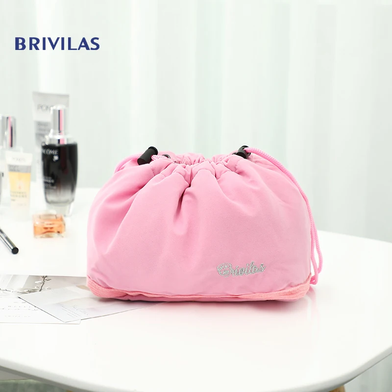 

Новая косметичка Brivilas на шнурке с надписью, дорожная Водонепроницаемая женская косметичка, Модные Портативные Сумки для хранения помады, ч...
