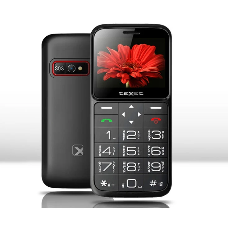Сотовый телефон teXet ТМ-В226 Black | Мобильные телефоны и аксессуары