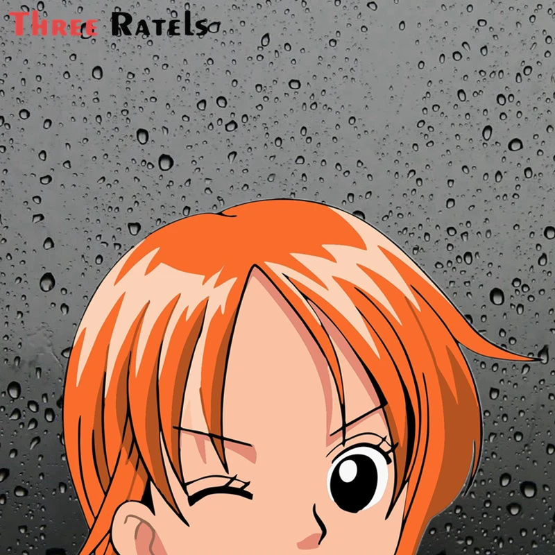 

Three Ratels FC208 3D Nami Peeker Peeking Window Vinyl Decal Sticker Cars Anime JDM
