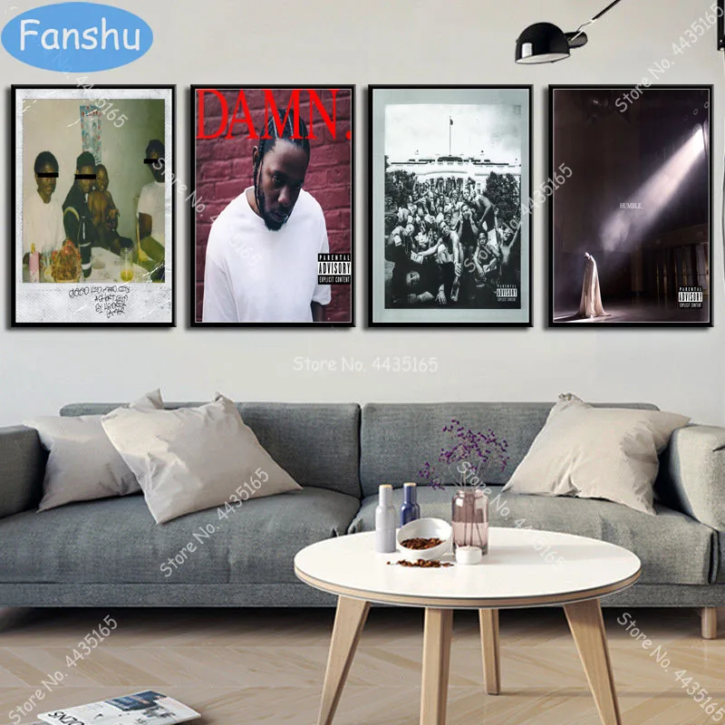 Карнавальный скромный постер Кендрик Ламар хит музыки альбомы Обложка Хип хоп
