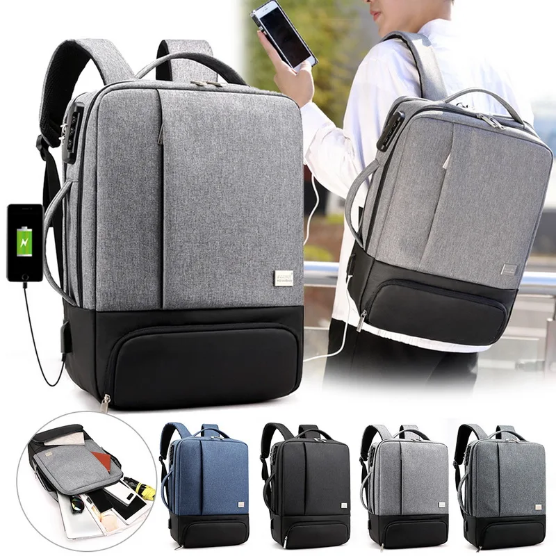 PUI men TIUA бренд мужской рюкзак сумка зарядка через usb ноутбук Mochila для мужчин водонепроницаемый рюкзак школьная сумка рюкзак