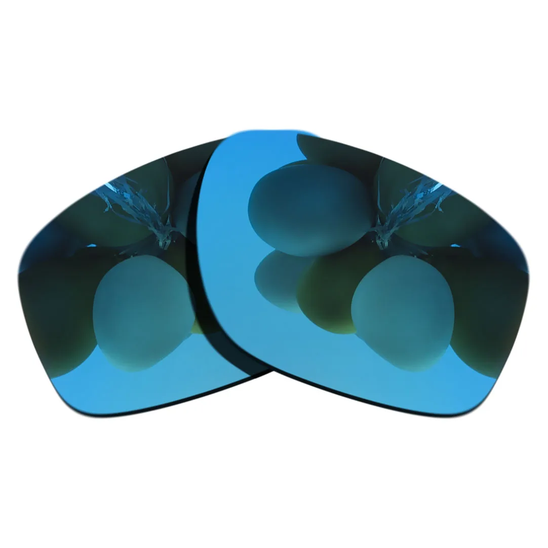 

100% Precisely Cut Polarized Replacement Lenses for Sliver Sunglasses Blue Mirrored Coating Color- Choices