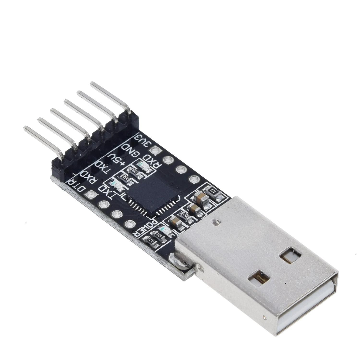CP2102 USB 2,0 UART ttl 5PIN Соединительный модуль последовательный преобразователь STC Замена FT232 CH340 PL2303 CP2102 MICRO USB для aduino - Цвет: CP2102 Black
