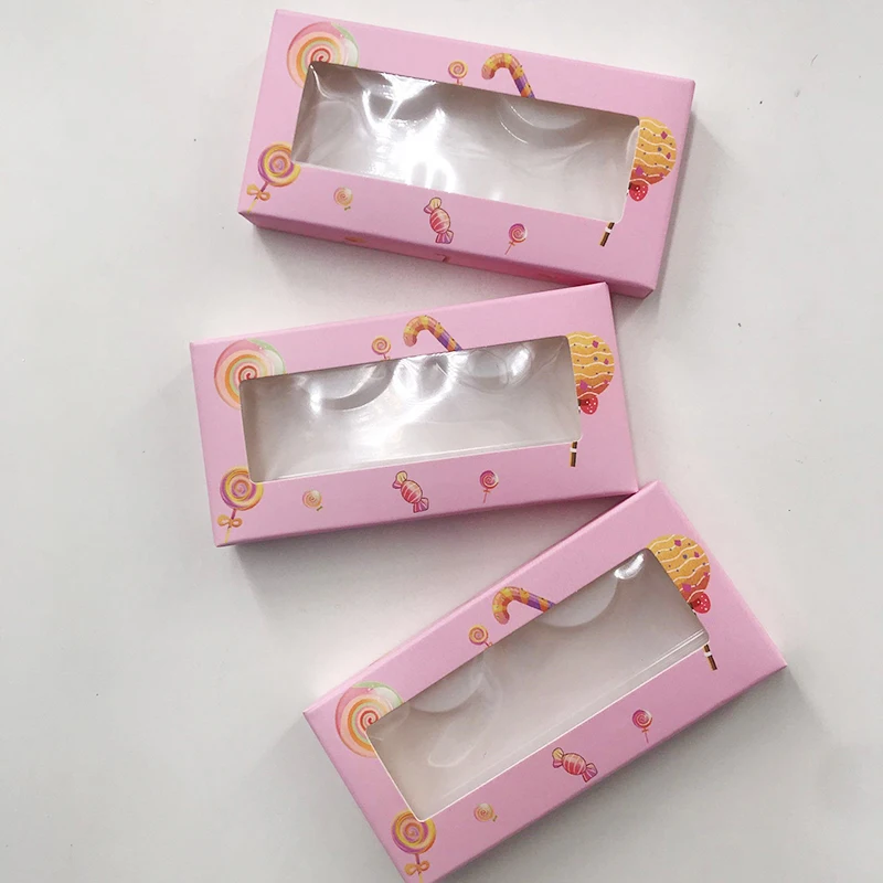 2020 новый стиль ресниц коробка леденец Ресницы упаковка пустые ресницы Коробки