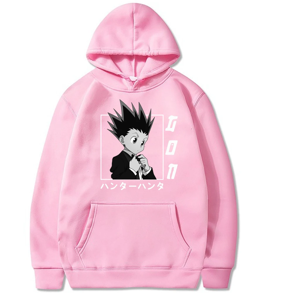 HUNTER×HUNTER Hoodies Anmie GON·FREECSS Printed Streetwear Hoodie Women Men Sweatshirts Pullovers Long-sleeve Female Clothes | Женская