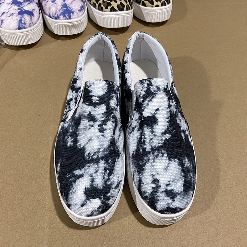 Ping/женская Повседневная летняя обувь Модные женские слипоны на плоской подошве