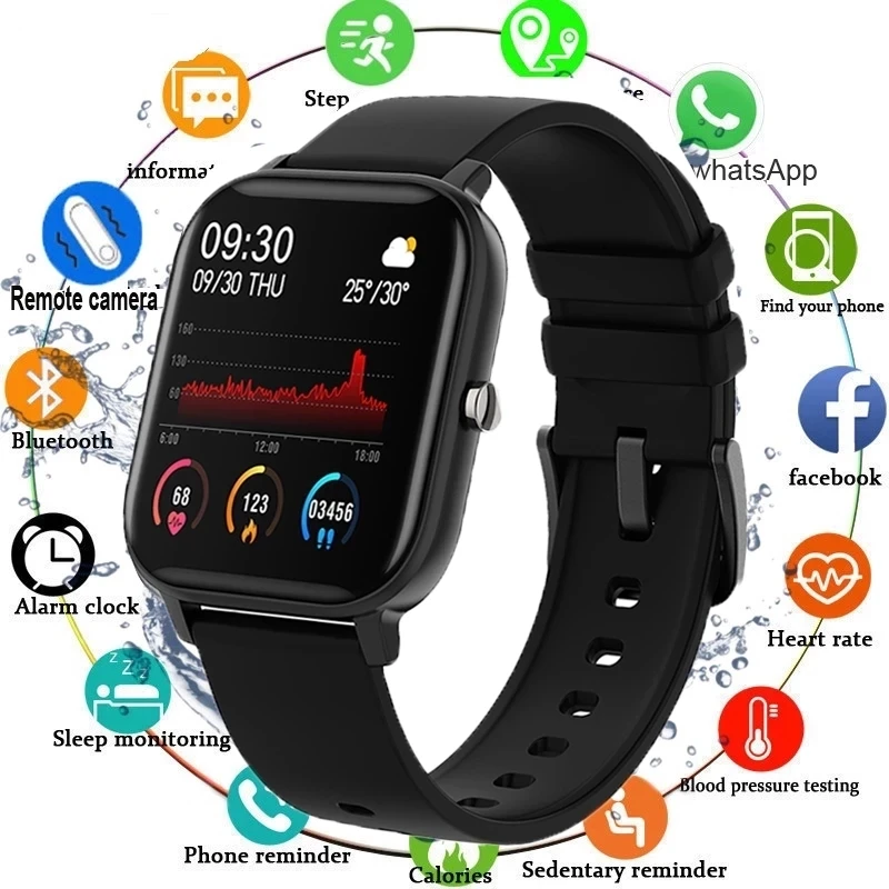 LIGE2020 P8 роскошные женские Смарт часы для мужчин спортивные 1 4 полный сенсорный