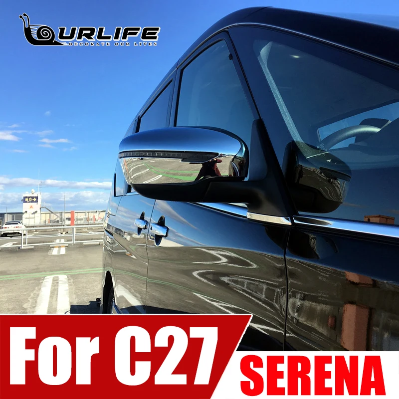 Накладка на боковое зеркало для автомобильной двери хромированный АБС-пластик