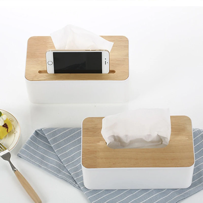 

Table Napkins Holder Tissue Boxes Toilet Desktop Paper Holder for Home Office Kitchen Decoration Storage Tissue Case