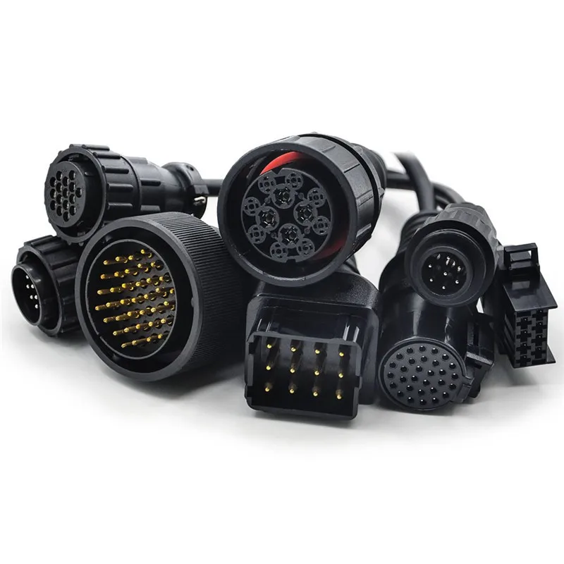 Топ Полный комплект 8 шт. кабели для автомобилей/грузовиков TCS Multidiag Pro