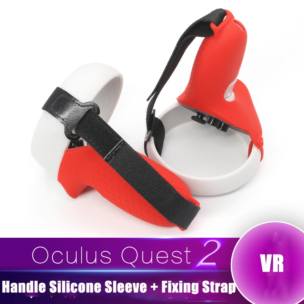 

For Oculus Quest 2 VR Touch Controller Silicone Cover VR Accessories Protective Cover Skin Handle Grip For Oculus Quest 2