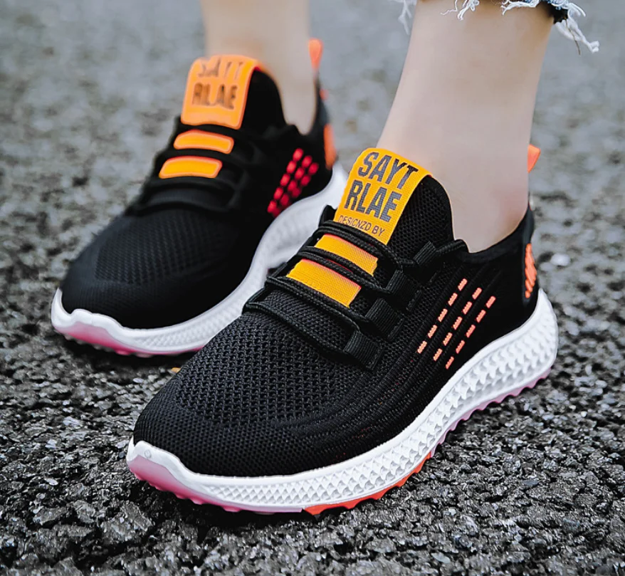 

New Fashion Women Comfortables Breathable Mesh Casual Lightweight Running Gym Shoes Sneakers