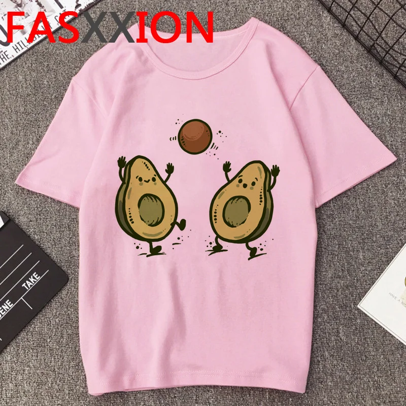 Женская футболка с рисунком авокадо летняя унисекс графическая в Корейском
