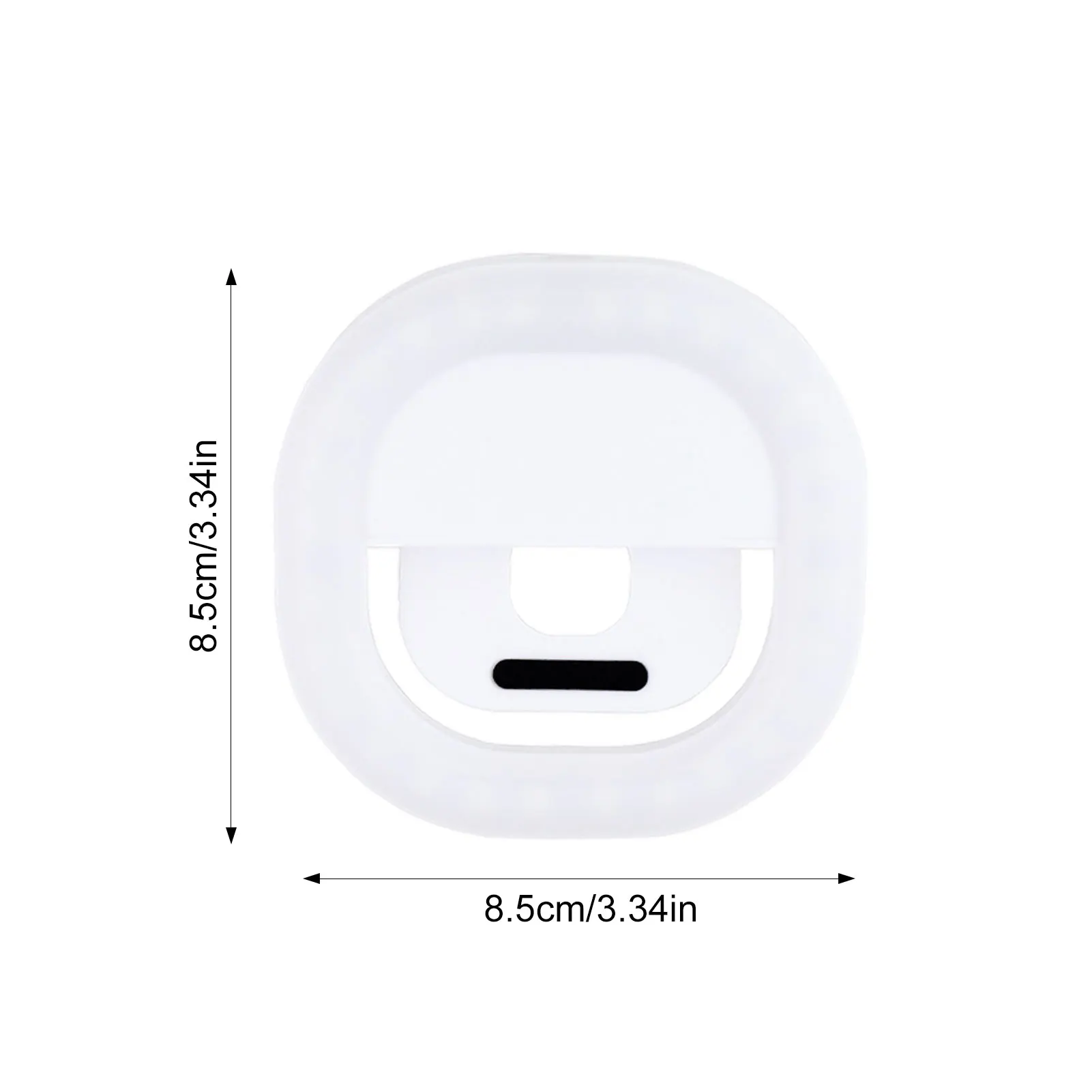 

Portable Mini Mobile Phone LED Camera Selfie Light Ring Light Live Broadcast Flashes Light For IPhone Xiaomi