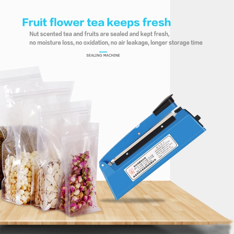 

Portable Heat Sealer Food Bag Package Sealer Capper Tool Household Pouch Clips Multifunctional Kitchen Tool U1JE