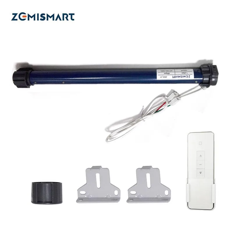 Zemismart автоматический Двигатель костюм для жалюзи Шторы RF433 AC 110 В до 240 работать с