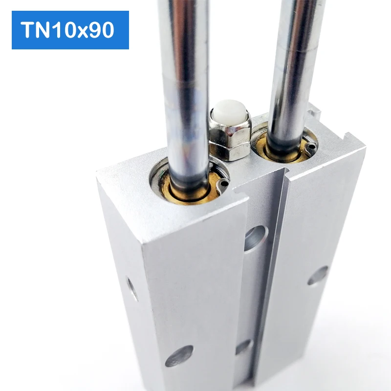 

TN10*90-S Free shipping 10mm Bore 90mm Stroke Compact Air Cylinders TN10X90-S Dual Action Air Pneumatic Cylinder