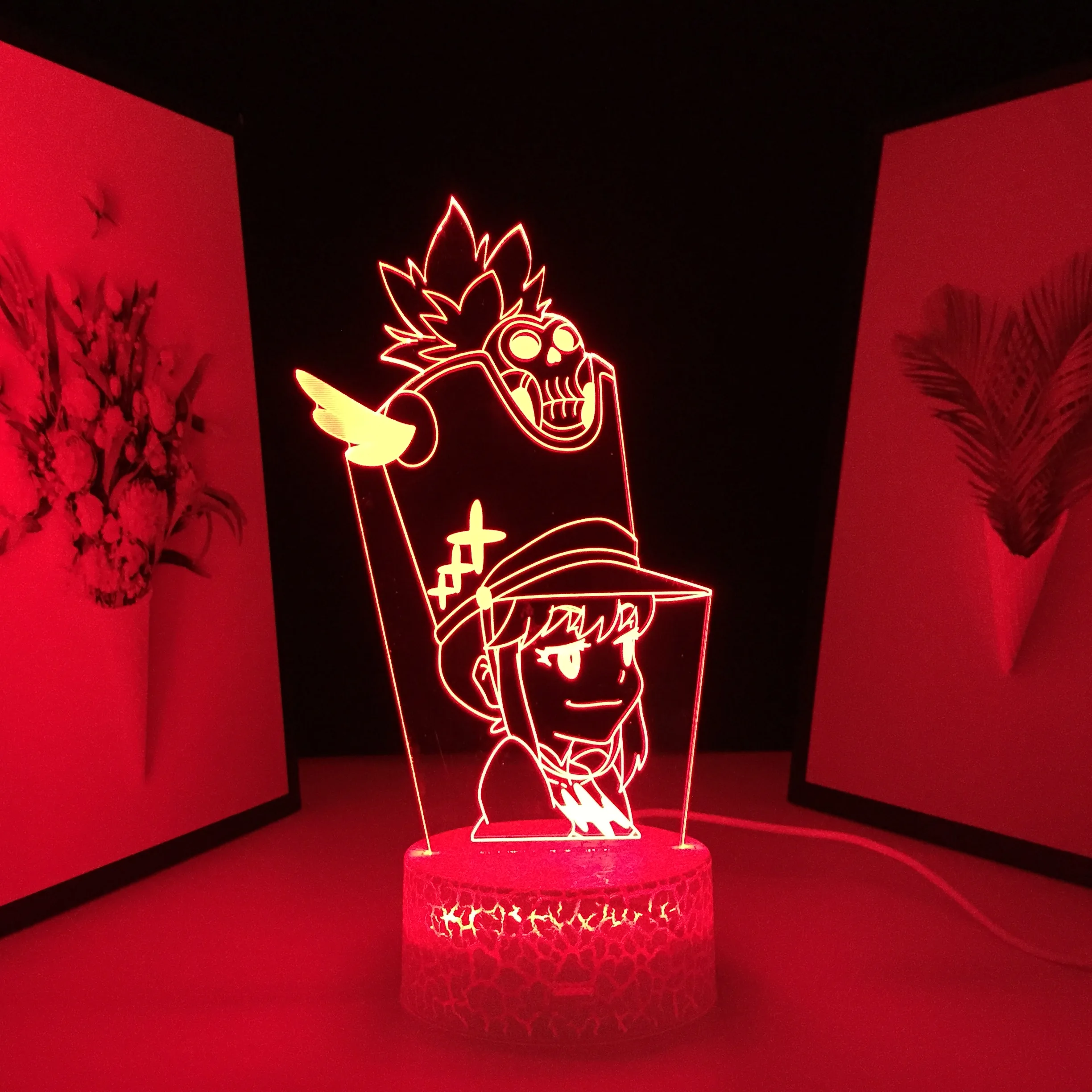

Citrus Anime Figure LED Night Light for Birthday Gift Bedroom Decor Nightlight Manga 3D Table Lamp Remote Control Dropshipping