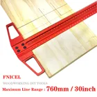 Линейка из алюминиевого сплава с перекрестным отверстием для черчения, маркировочная линейка, стеклянная линейка для специального черчения, рекламная линейка