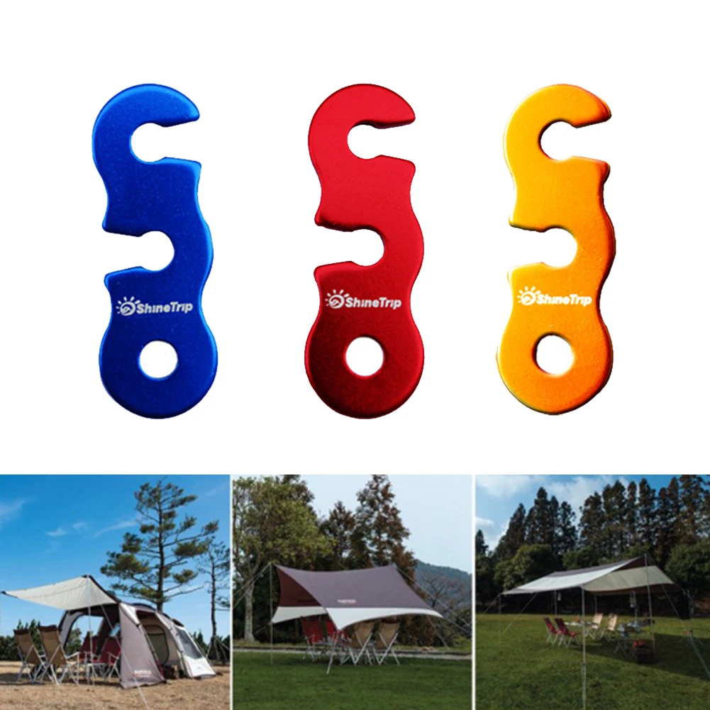 

10pcs Tent Wind Rope Buckle Mini Cord Adjuster Tent Tensioners Camping Wind Rope Stopper Awning Adjust Buckles