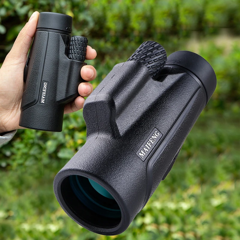 

10x42 High Zoom Monocular Military Telescope BAK4 Prism Binoculars Big Eyepiece Lens Spotting Scope for Hunting X517B