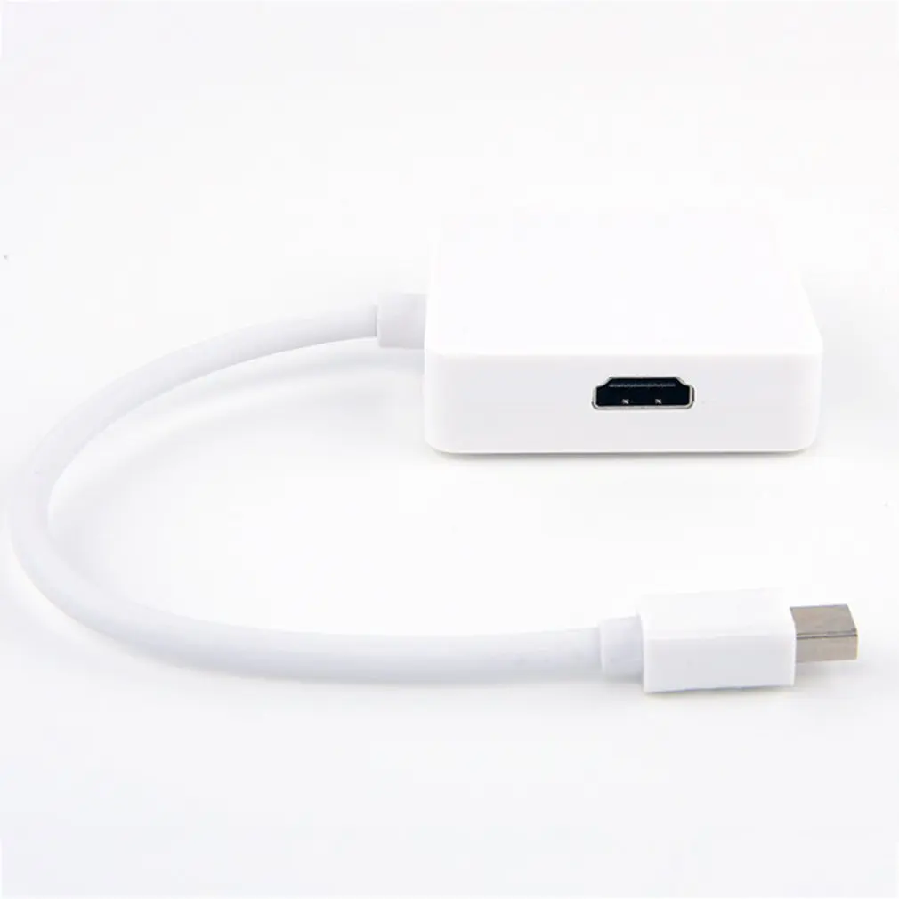 3 в 1 Mini displayport DP Thunderbolt to DVI VGA HDMI конвертер Кабель адаптер для iMac Mac Pro Air Book монитора
