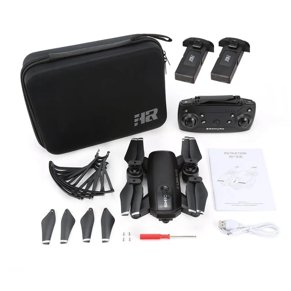 2.4G 720P 2B Black Кпчш H1G Дрон Квадрокоптер с дистанционным управлением 720 P/1080 P 2,4G/5G Wi-Fi FPV gps Follow Me(следуй за мной режим складной 25 минут времени полета Дрон Квадрокоптер с дистанционным управлением - Цвет: 2.4G 720P 2B Black