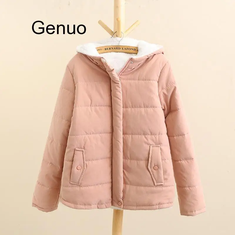 Женские Зимние флисовые парки пальто новые корейские повседневные куртки