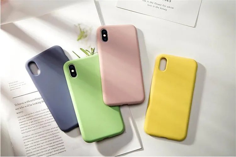 Жидкий силиконовый цветной чехол для iPhone XS 11 Pro MAX XR X XS Max Candy чехол для телефона s для iPhone 11 7 6 6S 8 Plus Мягкий чехол