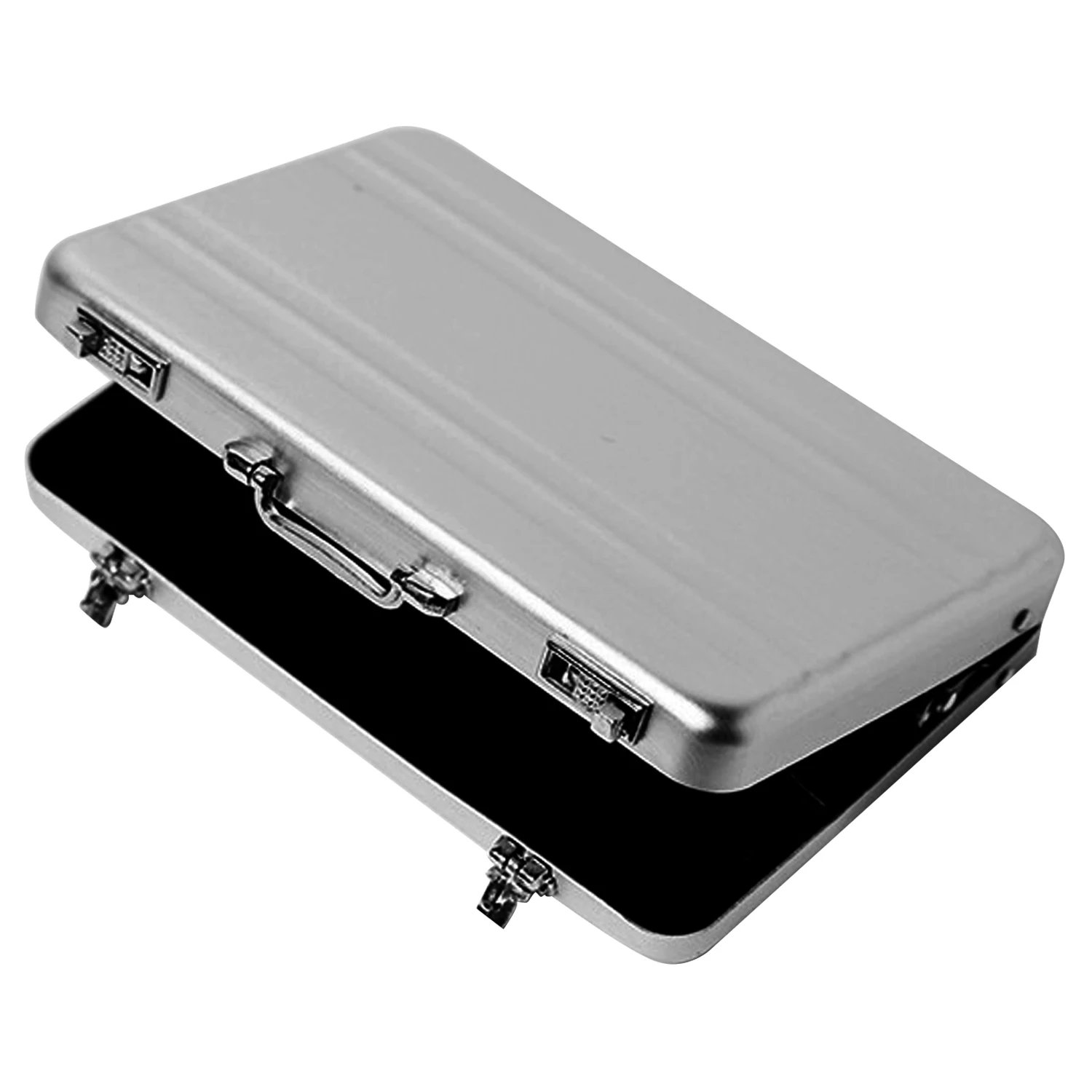 

Mini Code Case Style Aluminum Card Holder Case Box Storage Organizer for Business Men Boss Name ID Credit Gift Card