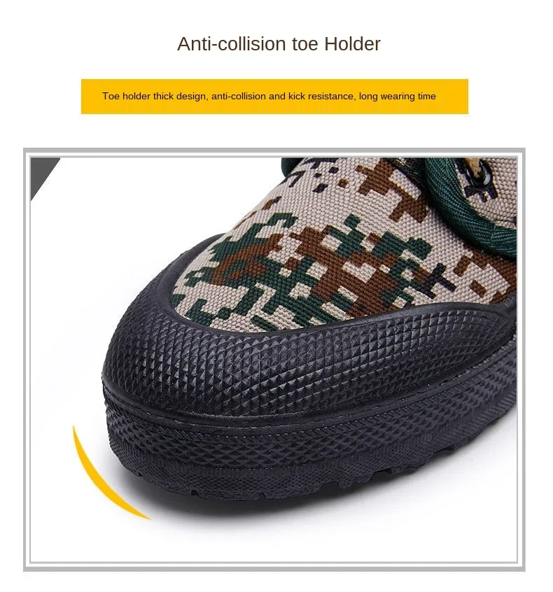 

Winter plus cotton shoes training shoes men's shoes anti-slip outdoor camouflage protection shoes liberation shoes mens boots