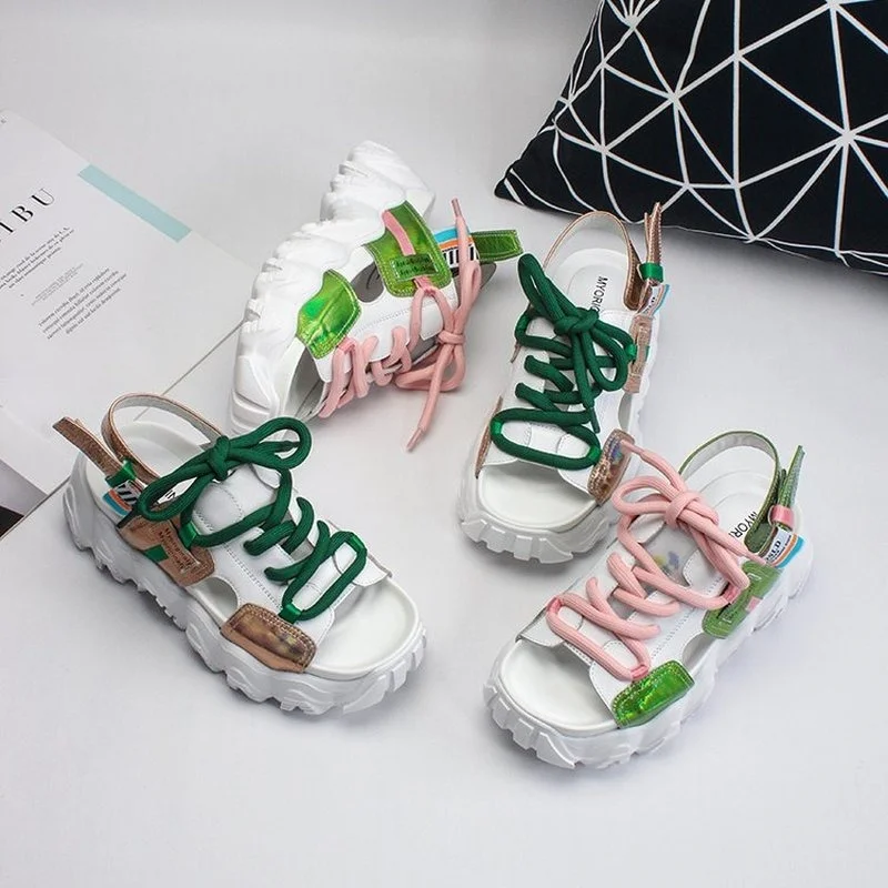 

Female Casual Korean Version of The Open Toe Beach Women's Sandals Women Summer New Fashion Women's Sandals 2021