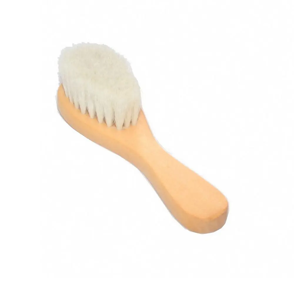 

1pc Practical Wooden Brush Anti-Static Baby Brush Comb Newborn Hairbrush Infant Comb Head Massager Bath Brush Baby Accessories
